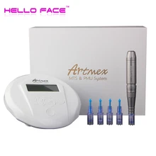 Artmex V6 Перманентный макияж бровей тату машина с цифровой панелью управления устройство микропигментирования бровей губ Дерма ручка