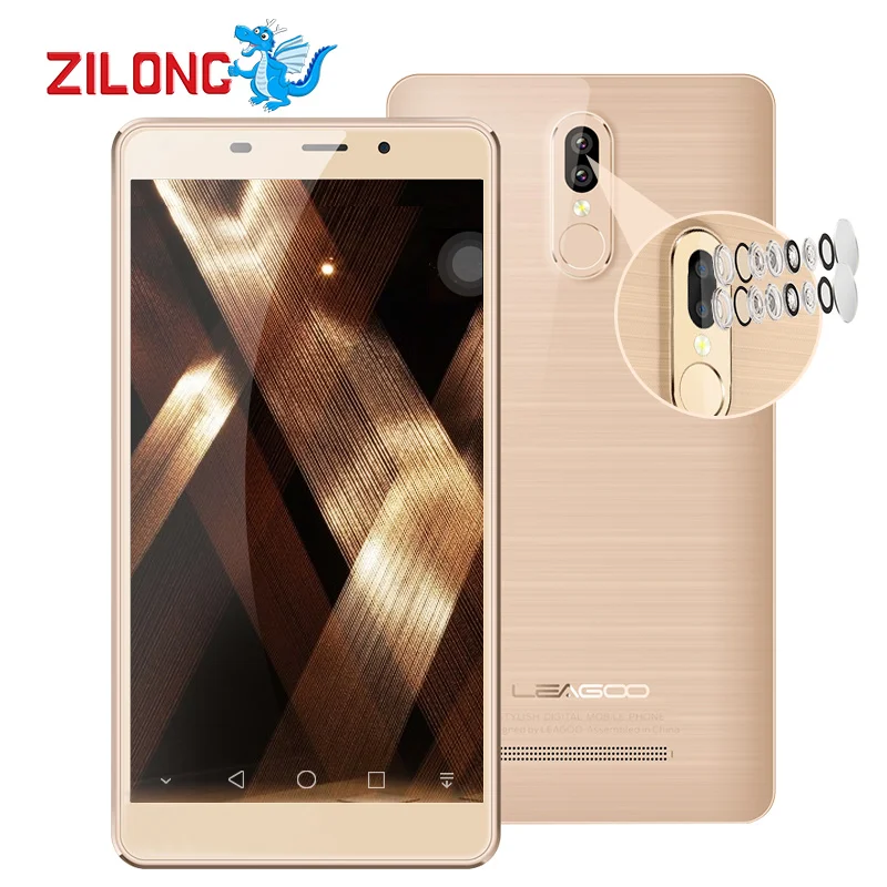 Leagoo M8 Pro Dual Back Cameras 13MP 4G Smartphone Android 6.0 16GB ROM 1GB RAM 5.7 inch MT6737 Quad Core 3500mAh Battery Phone