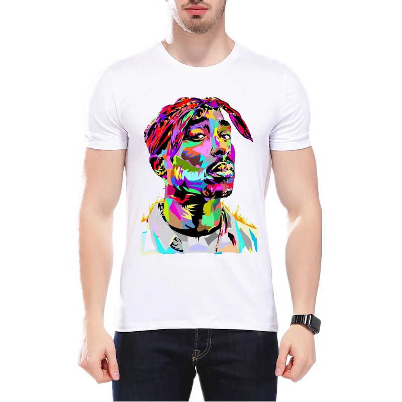 توباك 2pac رجل t قميص المتناثرة بلوزات الراب الروك المطبوعة قصيرة الأكمام الزى قمزة بارد لياقة الزى L9J76 توباك 2pac رجل t قميص المتناثرة بلوزات الراب الروك المطبوعة قصيرة الأكمام الزى قمزة بارد لياقة الزى L9J76