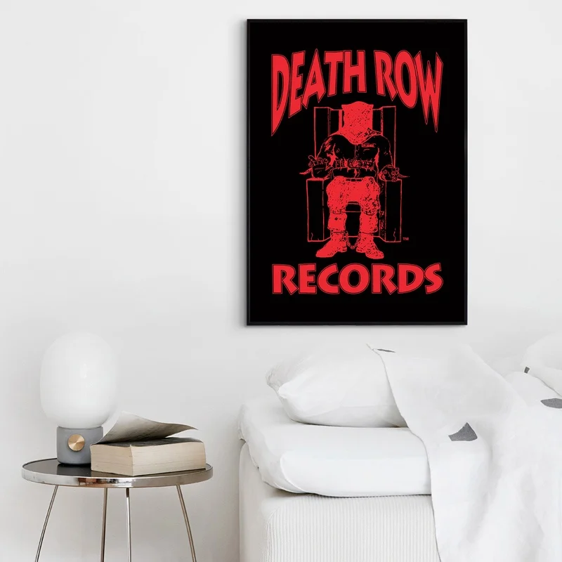 Альбомная обложка Deathrow с рисунком поп музыки искусство на холсте для гостиной