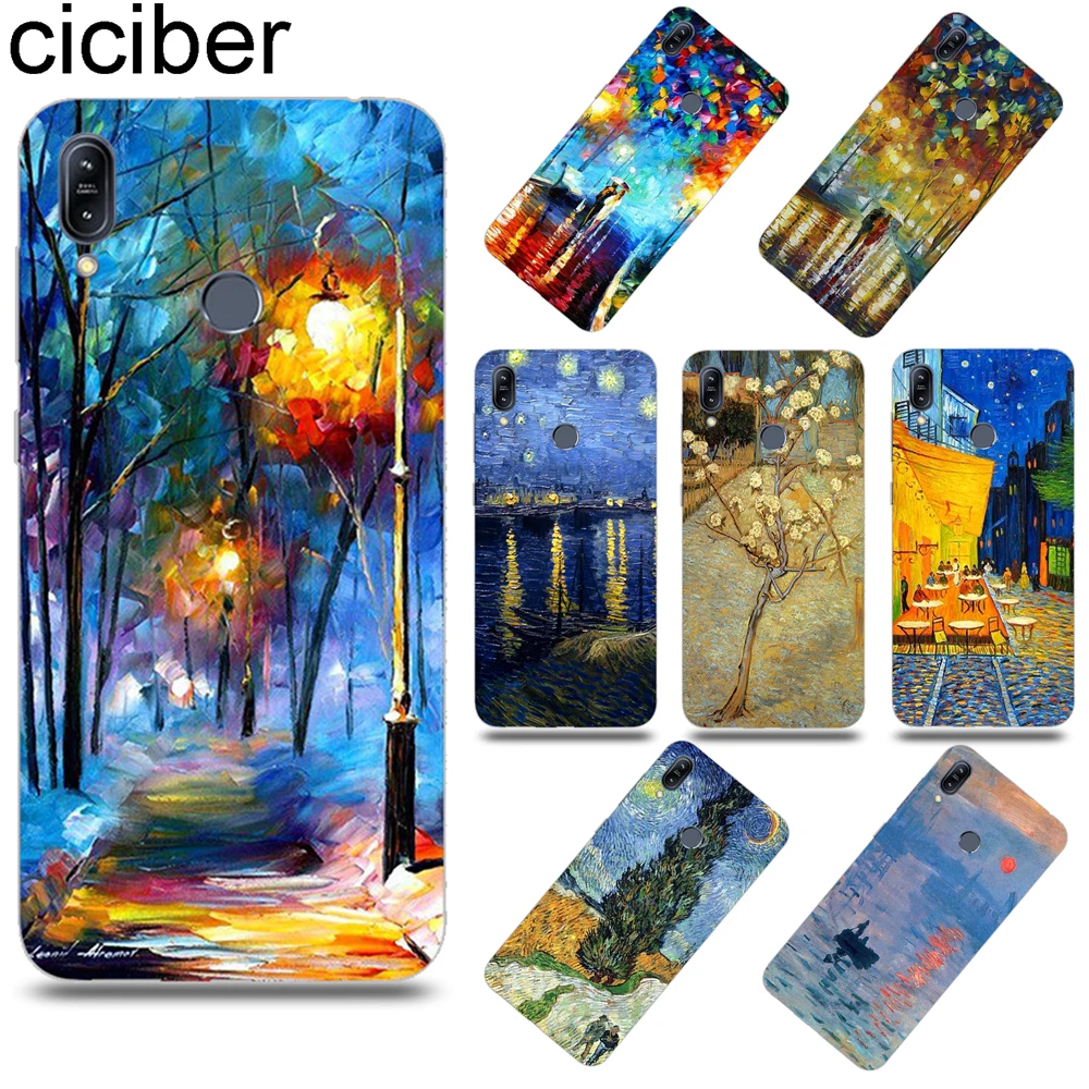 

ciciber Gogh Painting for ASUS ZenFone Max Pro M2 ZB631KL ZB633KL Soft TPU Phone Case for Zenfone 3 Max Live GO ZC520TL ZB501KL