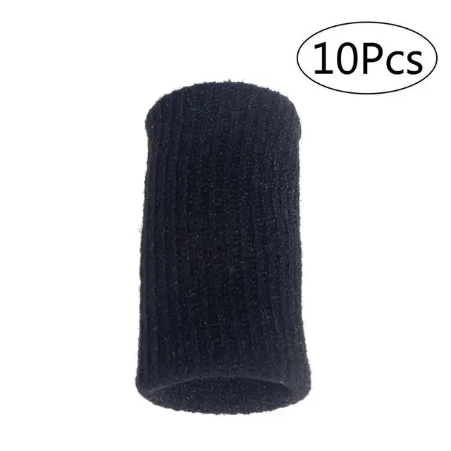 10 Pcs Volleyball Finger Sweatband Stretchy Finger Protector Sleeve