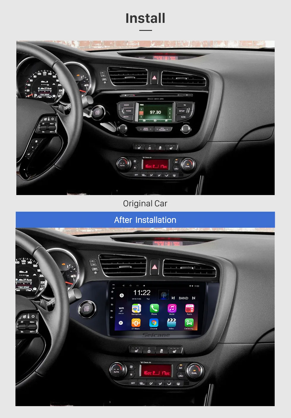 Excellent Seicane 2Din Car Radio Android 8.1 9" GPS Multimedia Player For 2012 2013 2014 Kia Ceed LHD Touchscreen Backup camera Digital TV 2 Excellent Seicane 2Din Car Radio Android 8.1 9" GPS Multimedia Player For 2012 2013 2014 Kia Ceed LHD Touchscreen Backup camera Digital TV 2