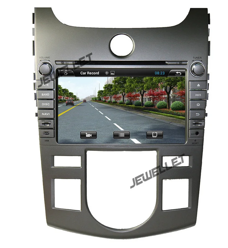 Discount Quad core 1024*600 HD screen Android 9.0 Car DVD GPS radio Navigation for Naza Kia Forte Cerato 2009-2013 with 4G/Wifi DVR OBD 12