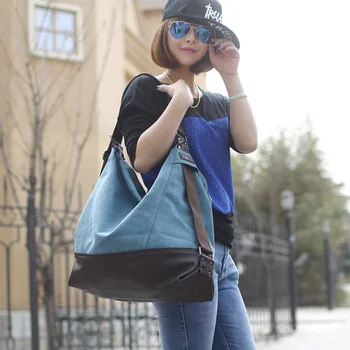 

large capacity blast wave Korean special oversized shoulder bags Casual women canvas bag handbag New fall handbags sac bolsa