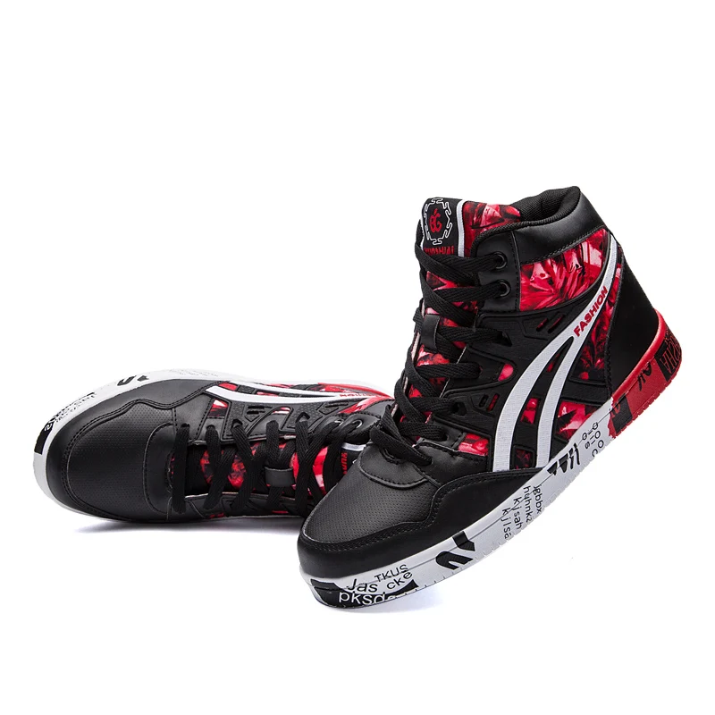 CPCOOK 2018 Men Skateboard Shoes Autumn Hip Hop Leather Sneakers Men Lace-up Athletic Sport Shoes Zapatillas Hombre Deportiva