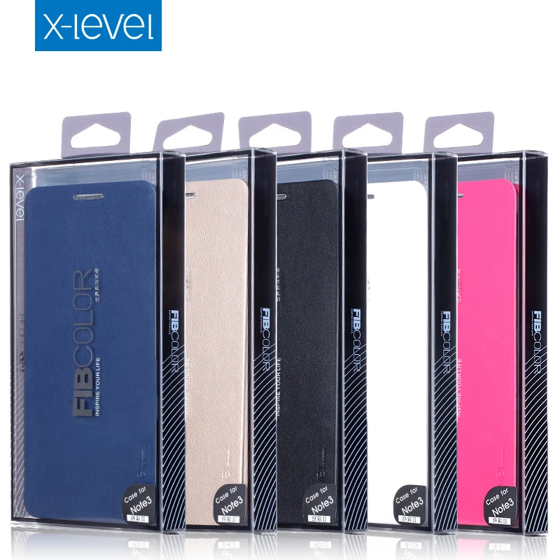 X Level роскошный бизнес из искусственной кожи чехол для samsung Galaxy Note 3/Note III Тонкий