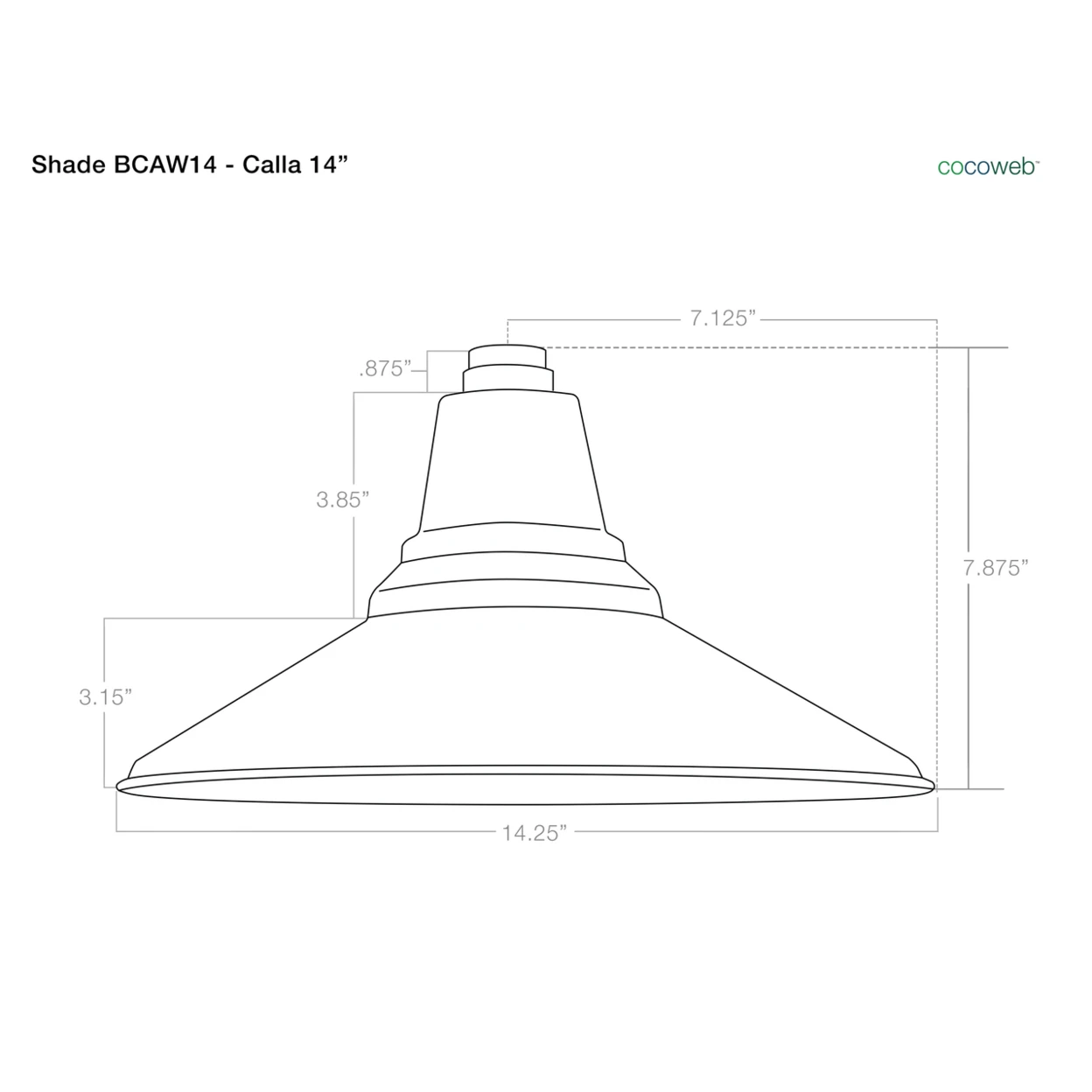 14 Calla LED Pendant Light in Galvanized Silver with Galvanized Silver Downrod (2)