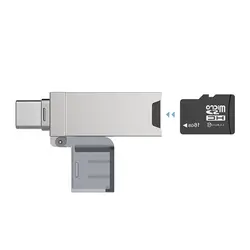 DM CR006 USB C Card Reader Micro SD/TF Тип C Multi чтения карт памяти для MacBook или смартфон с USB-C интерфейс