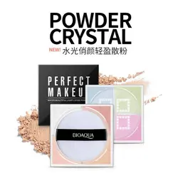 2 цвета Гладкий Loose Powder макияж Прозрачная отделка порошок Водонепроницаемый Косметические Puff для лица отделка Установка с пышными