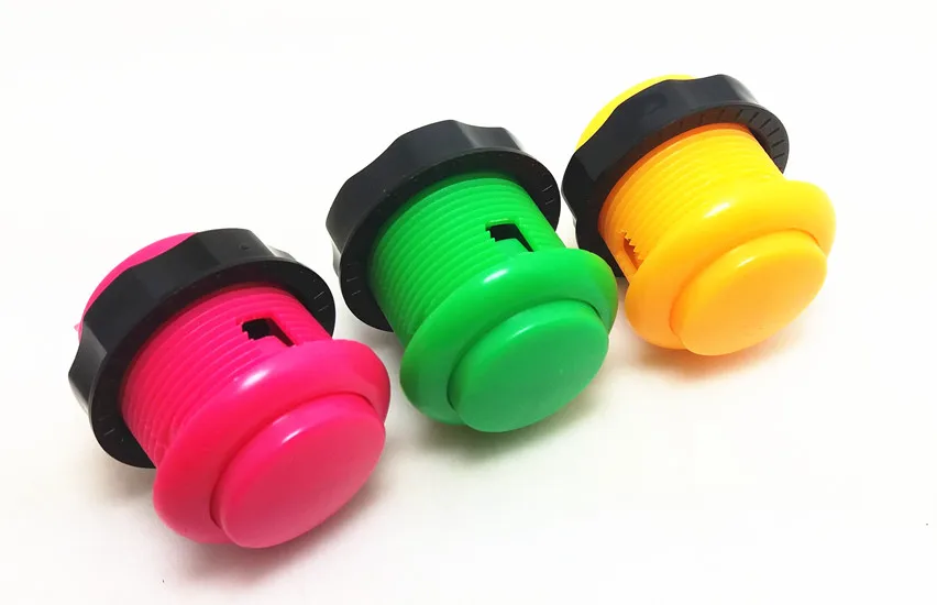 12 pcs of 35mm arcade momentary push button switch with screw cap, 28mm