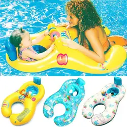Надувной плавательный круг для родителей, детей, плаванье, тренажер для родителей и детей, детское сиденье лодка, игрушка для воды