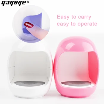 

Yayoge 3W USB 1 Pcs Mini Nail Dryer Portable Led UV Lamps 60s Fast Drying Curing Light For Prime Gift Home Use