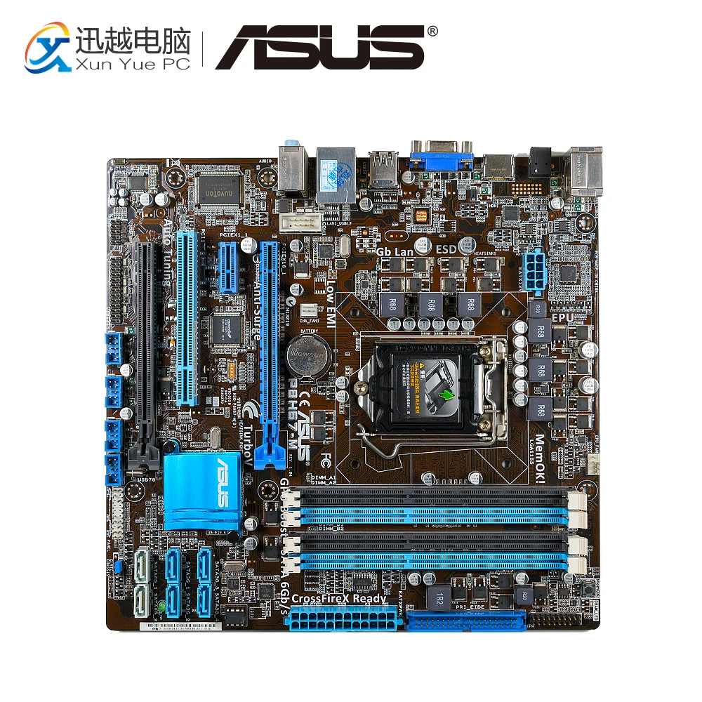 

Asus P8H67-M Desktop Motherboard H67 Socket LGA 1155 i3 i5 i7 DDR3 32G uATX