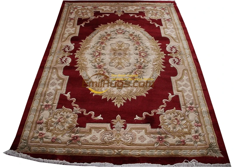 

Hand Made French Garden Savonnerie Design Needlepoint Rug Nice Chinese Wool Large Vintage Style Runner Rugs For Living Room