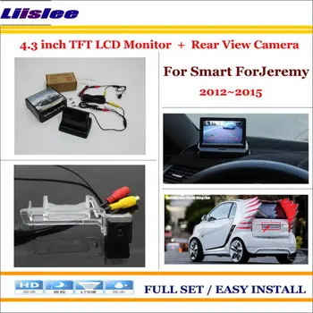 

Liislee For Smart For Jeremy 2012~2015 In Car 4.3" Color LCD Monitor + Car Rear Back Up Camera = 2 in 1 Park Parking System