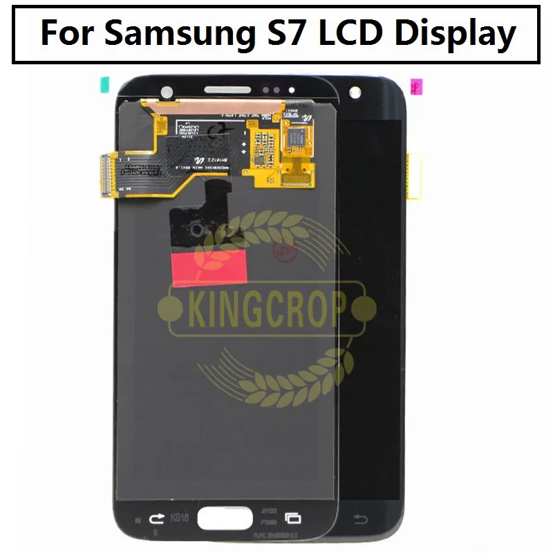 

SUPER AMOLED For Samsung Galaxy S7 G930F G930T G930A G930P G930W8 s7 edge G935F LCD Display Touch Screen Digitizer Assembly