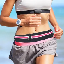 Уличная Беговая поясная сумка спортивный пот отражающий поясной ремень Пояс для фитнес-тренировок Бегун ремень двойной мешок