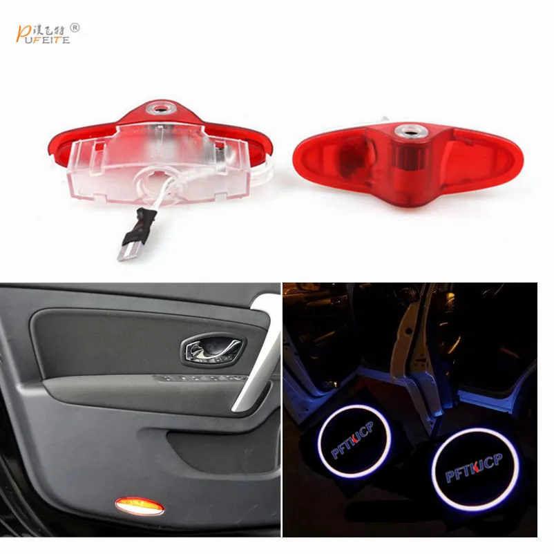 2pcs LED Door Light For RENAULT latitude Talisman laguna Espace door logo light projector, Ghost Shadow welcome light laser lamp 2pcs LED Door Light For RENAULT latitude Talisman laguna Espace door logo light projector, Ghost Shadow welcome light laser lamp