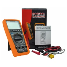 Vici vc99 3 6/7 faixa automática multímetro digital dc ac tensão resistência atual capacitância medidor jacaré sonda 100% original