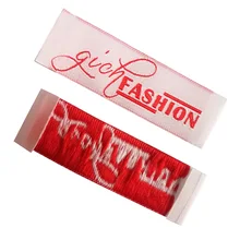 customized fabric labels for zipper puller custom personalized woven label garment tag with own logo sew name tags for clothing customized high density clothing name label clothing label woven label