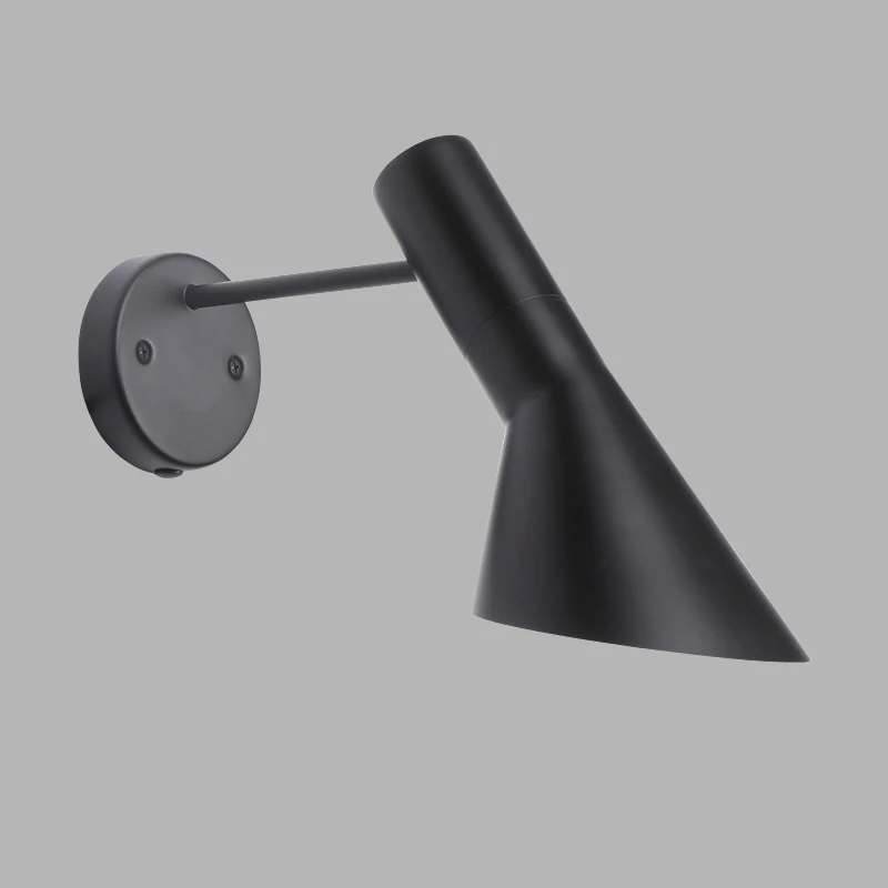 

Nordic AJ Loft Wall Lamps Metal Tiltable Bedroom Living Room Bedside Switch Hallway Porch Stairwell Sconce Wall Lights Luminaire