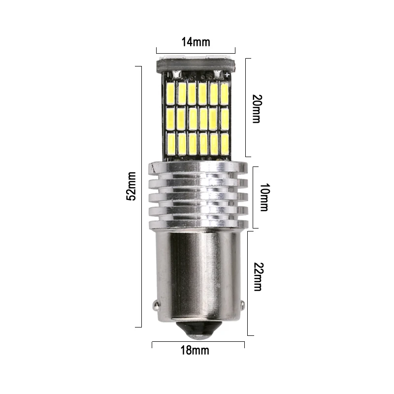 2 шт. P21W Ba15s 1156 светодиодный светильник Canbus No error PY21W Bay15d 1157 светодиодный светильник для автомобиля, сигнальный светильник, стояночный тормоз, задние фонари 12 В