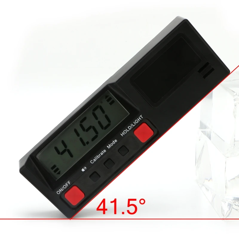 Digital Protractor Angle Finder Electronic Level 360 Degree Inclinometer with Magnets Level Angle Slope Tester