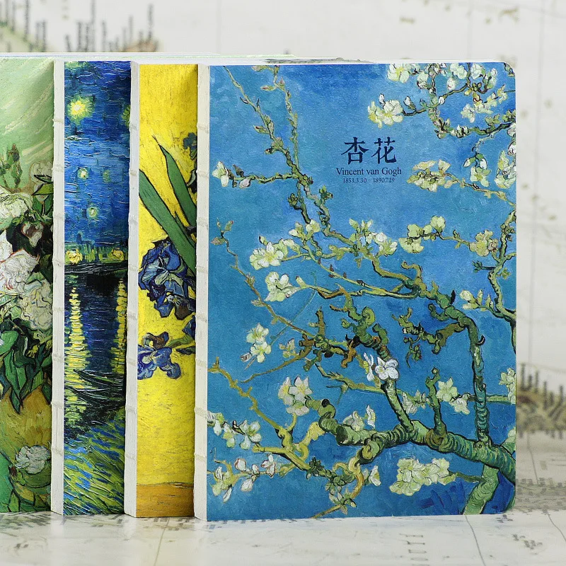 220 страниц блокнот Ван Гога серия масляной живописи бумажный дневник книга для