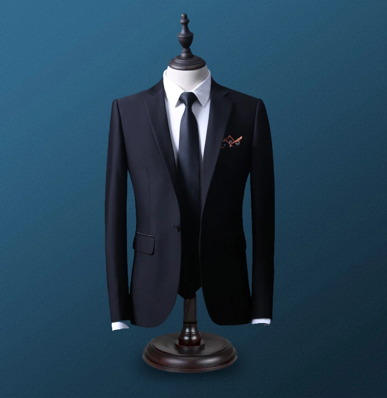 Business Suits Slim Fit Suits for Men Notch Lapel Custom Made Groom Tuxedos Classic Professional 2Pcs Suits (Jacket+Pants)