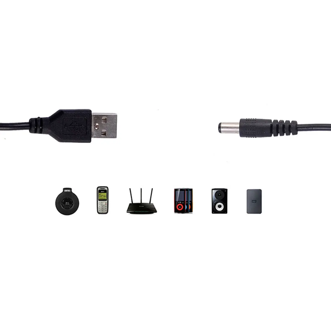 Centechia хорошее зарядное устройство USB 5 в кабель питания постоянного тока мм