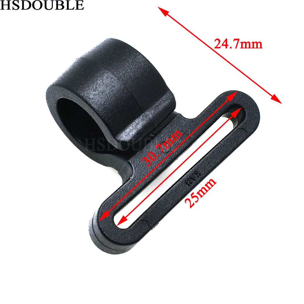 1"Plastic Snap Hooks Backpack Buckles Black bing 25mmin Buckles