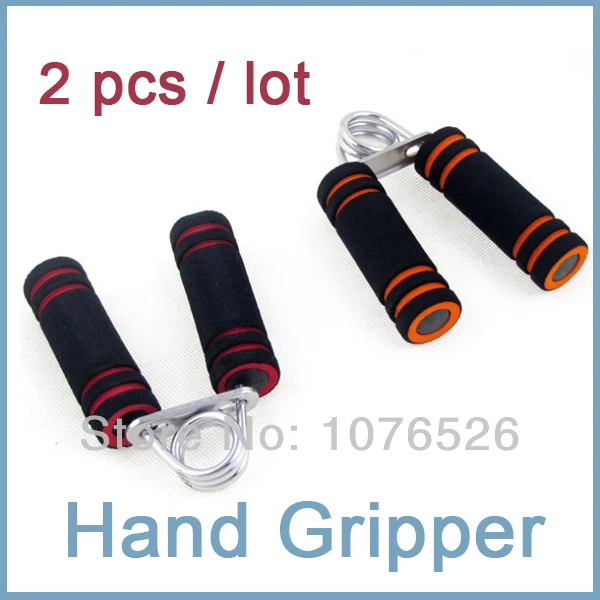 

Free Shipping 2pcs/lot Sponge Spring Hand Grip Finger Strength Hand Exercise Forearm Strength Builder