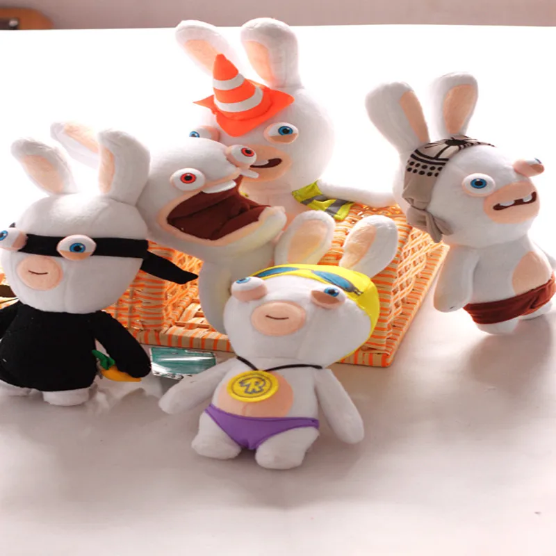 rabbid peach plush