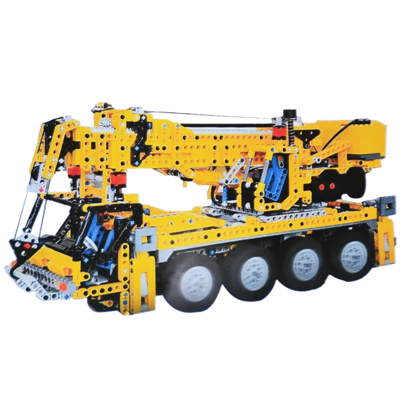 

NEW 1884Pcs Technic Mechanical Series The Moving Crane Set Children Educational Building Blocks Bricks Toys Model 8421