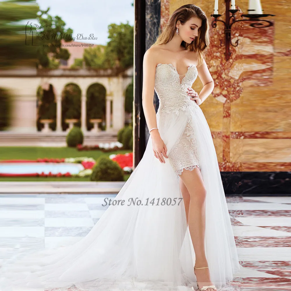 Von maur sheath wedding dresses with detachable skirt polly 25 Sexy