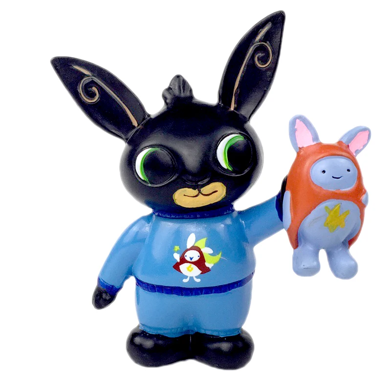 9cm-no box Дропшиппинг Bing Bunny плюшевая игрушка звуковая функция sula flop Hoppity Voosh pando кукла peluche куклы игрушки детские подарки на день рождения - Цвет: 9cm-no box