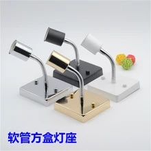 E27 руля шланг держатель лампы Потолочная пластина квадратный держатель лампы платье ресторан бар коридор лампа Освещение аксессуары DIY
