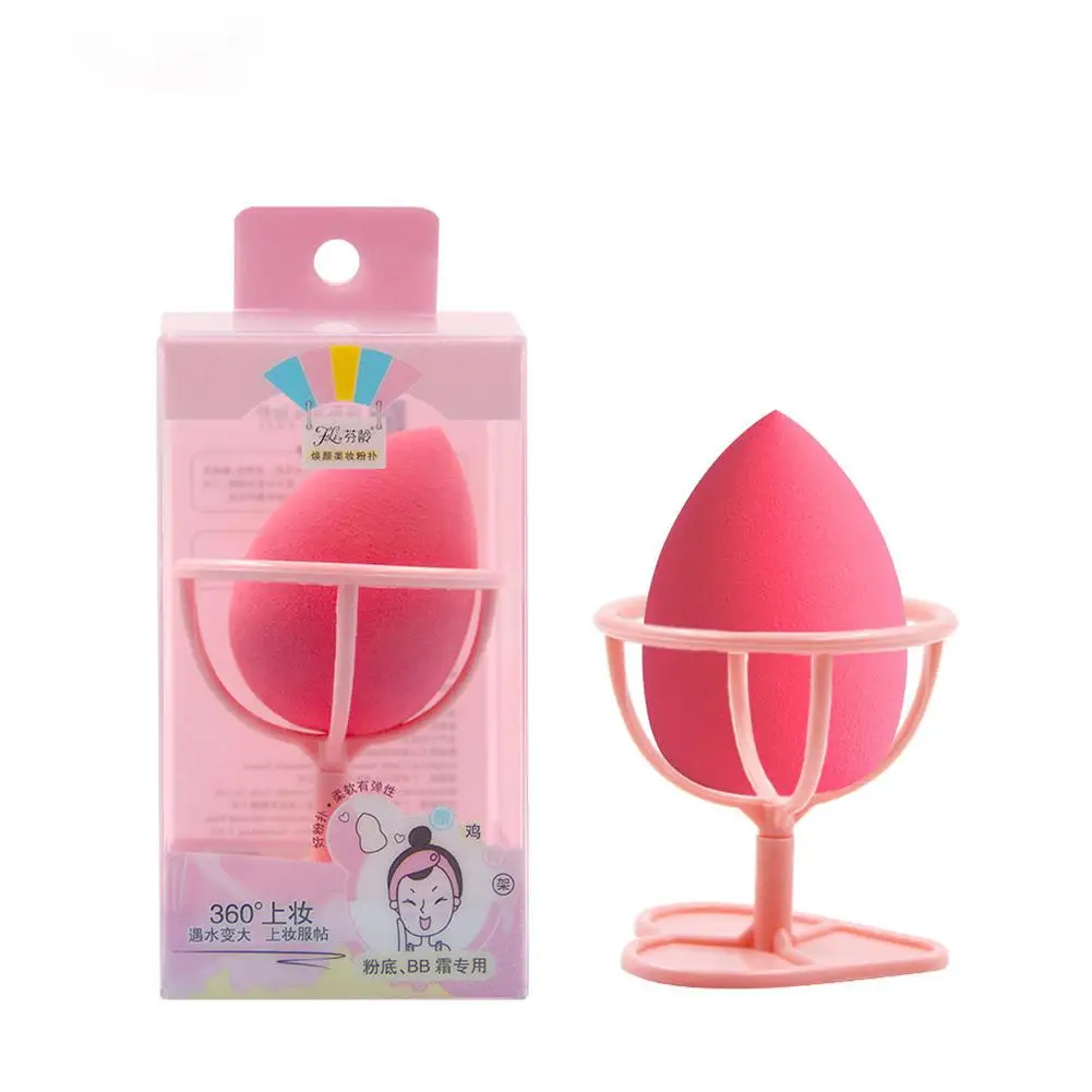 DSstyles 1 шт. в форме капли воды спонж для пудры слоеного+ стойки набор Foundtion губка для лица макияж косметический спонж инструменты для красоты