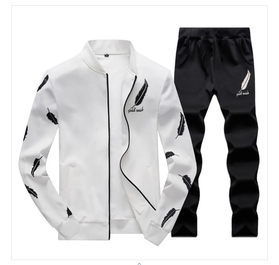 Chandal hombre комплект весна осень мужские комплекты спортивный костюм куртка+ брюки спортивный костюм для мужчин bluzy sudaderas para hombre Бодибилдинг