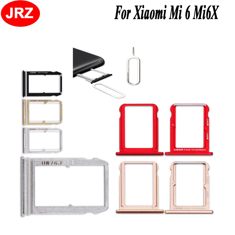 Для Xiaomi Mi 6X Mi6X Nano SIM-карта SIM лоток + держатель карты Micro SD адаптер для телефона 6 Mi6