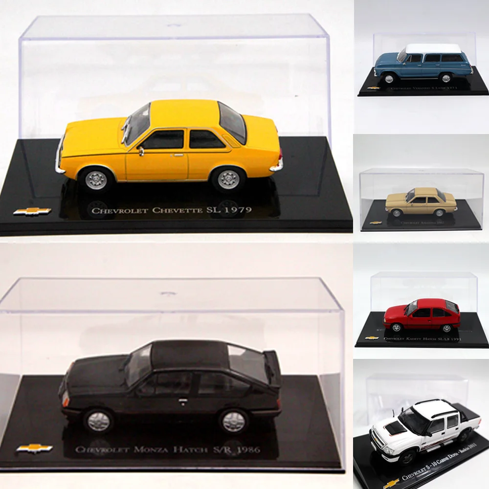 

Lot of Altaya 1:43 IXO Chevrolet Chevette Monza/Amazona/Kadett Hatch/opala/Vectra/Celta/ Toys Car Diecast Models Brand New