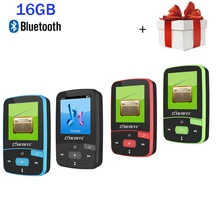 Новое поступление MP3-плеер 16 ГБ с Bluetooth музыкальным плеером и зажимом Спортивный MP3 музыкальный плеер AJ2127 чип ПЕДО метр