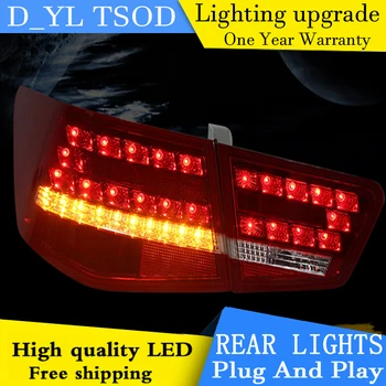 

D-YL Car Styling Accessories for Kia Forte LED Taillights 2010-2016 Kia Forte Tail Light Rear Lamp DRL+Brake+Park+Signal