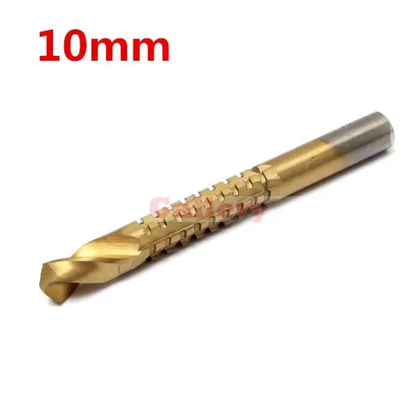 

3 Pcs Lot 10mm Hss Titanium Coated Drill Bit Wood Metal Plastic Cutting Saw Set Drill Bit Drill Bit Set Drill Bit