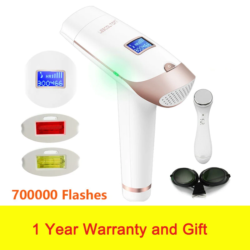 

Lescolton 3in1 700000 Pulsed IPL Laser Hair Removal Device Permanent Epilator Women IPL laser Hair Removal Machine