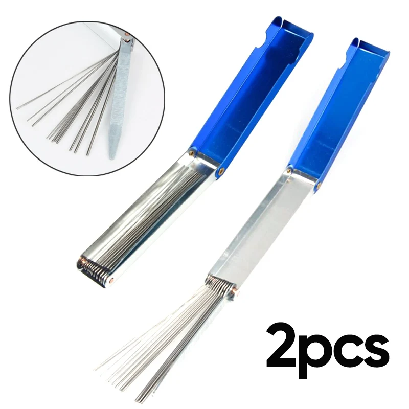 

Motorcycle Car 2pcs Cleaning Tool Steel Clean Needles For Motorcycle ATV Carburetor Carb Jet