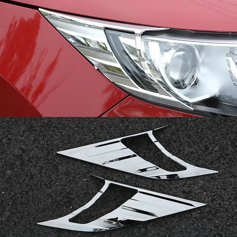 For Nissan QASHQAI J11 car accessories Headlights Eyebrow Eyelids ABS ...