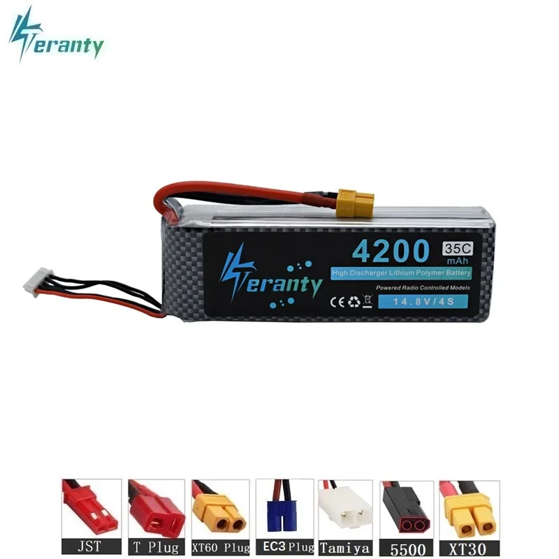 Lipo Power 14.8v 4200mAh 35C 4S LiPo Battery For RC Helicopter RC Car