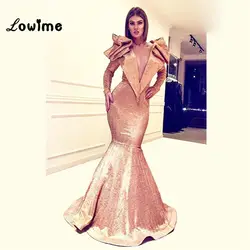 Вечерние платья русалки Robe De Soiree с открытой спиной, официальное женские вечерние платья 2018 Abendkleider Длинные Выпускные платья Арабский Платье